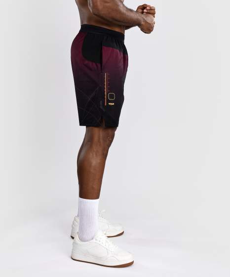 Venum Training Shorts Tactical XT, Schwarz-Burgundrot-Gold 2