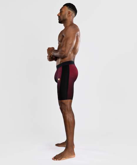 Venum Compression Shorts Tactical XT, Schwarz-Burgundrot-Gold 3