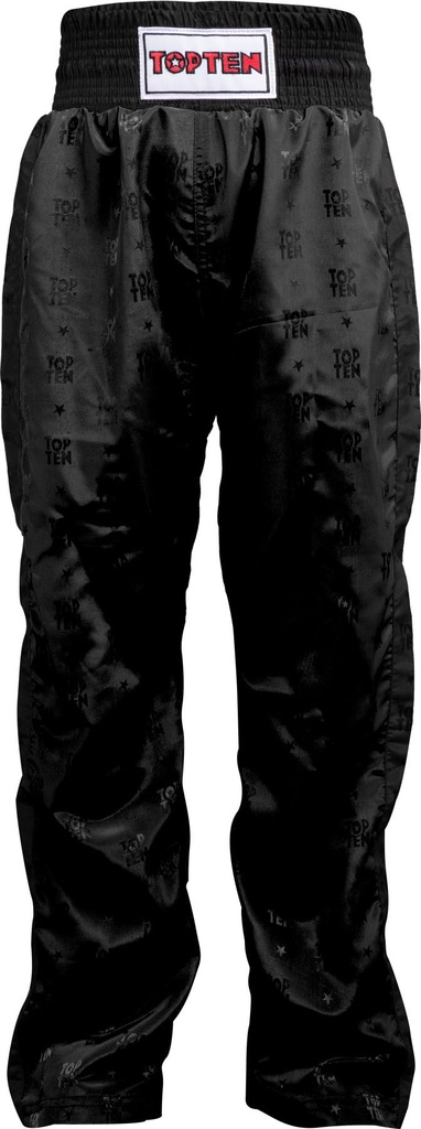 Top Ten Kickboxhose WAKO Classic, Schwarz 2
