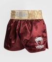 Venum Muay Thai Shorts Classic, Burgunderrot-Gold 2