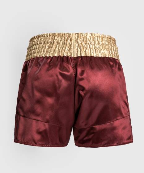 Venum Muay Thai Shorts Classic, Burgunderrot-Gold 3
