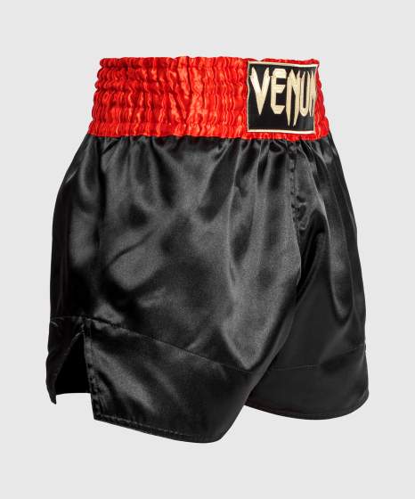 Venum Muay Thai Shorts Classic, Schwarz-Rot-Gold 3