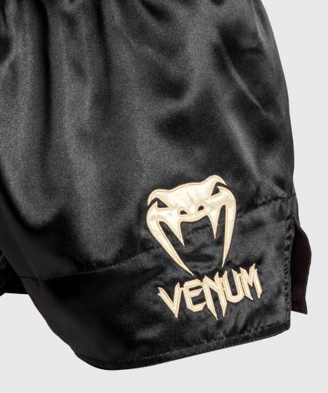 Venum Muay Thai Shorts Classic, Schwarz-Rot-Gold 5