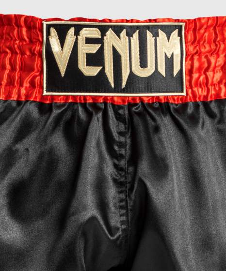 Venum Muay Thai Shorts Classic, Schwarz-Rot-Gold 6