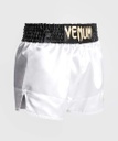 Venum Muay Thai Shorts Classic, Weiß-Schwarz-Gold 3