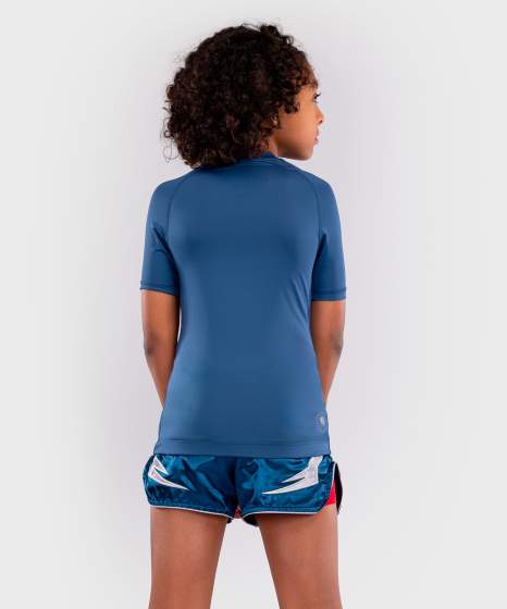 Venum Rash Guard Contender Kids, Blau 3