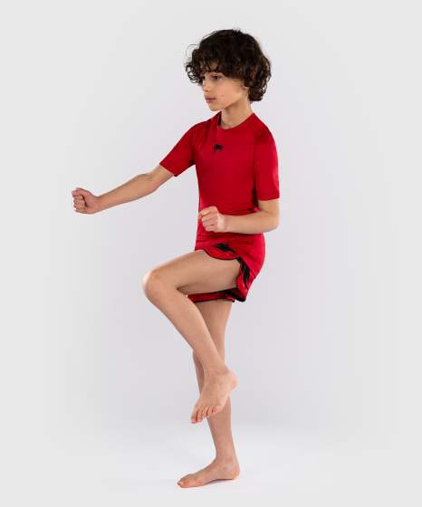 Venum Rash Guard Contender Kids, Rot 2