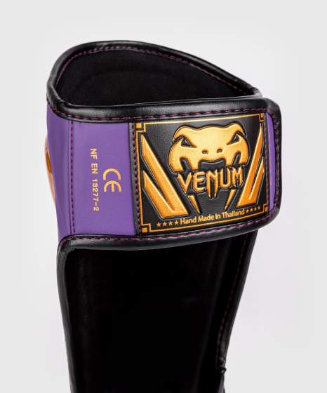 Venum Schienbeinschoner Elite SE, Violett-Gold 5