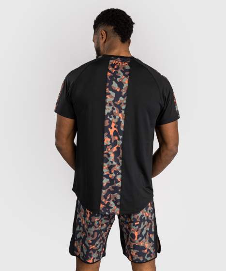 Venum T-Shirt Dry-Tech Jungle OPS, Orange-Canyon-Camo 2