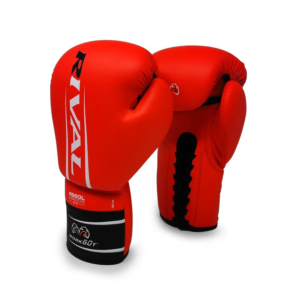 Rival Boxhandschuhe RS60 2.0 Workout mit Schnürung, Rot 3