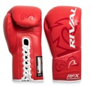 Rival Boxhandschuhe RFX-Guerrero Pro Fight SF-H mit Schnürung, Rot