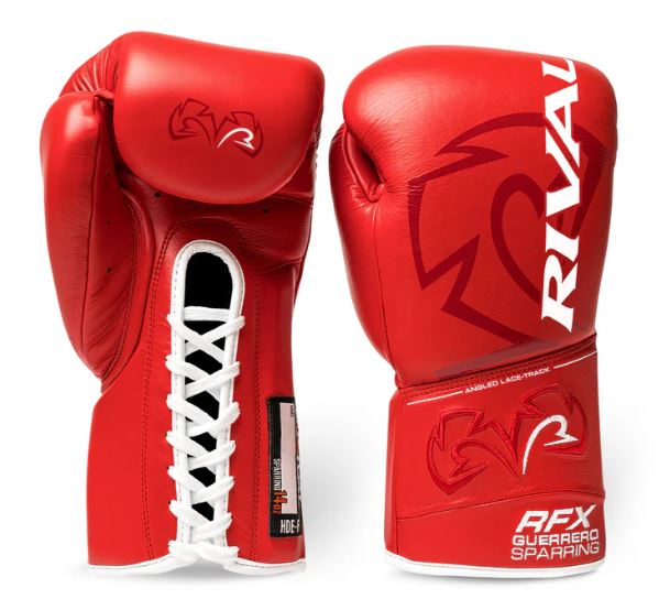 Rival Boxhandschuhe RFX-Guerrero Sparring HDE-F mit Schnürung, Rot
