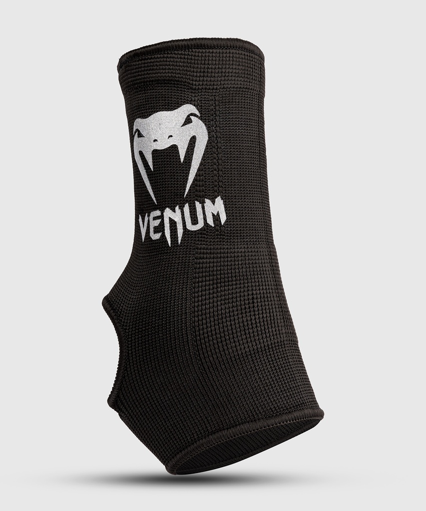 Venum Fußbandagen, Schwarz-Silber 2