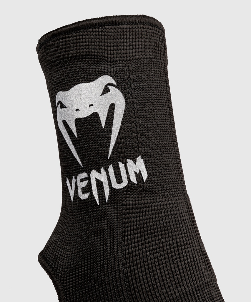 Venum Fußbandagen, Schwarz-Silber 4