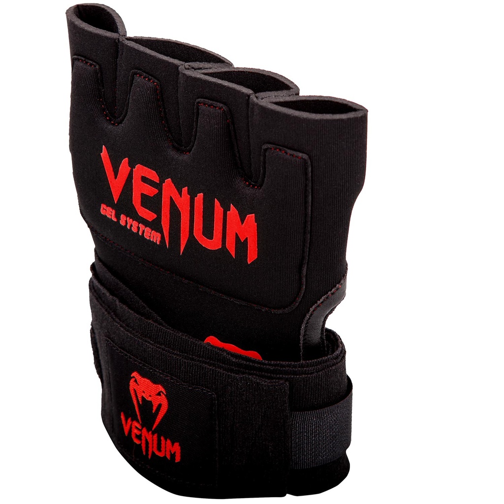 Venum Innenhandschuhe Kontact Gel, Schwarz-Rot