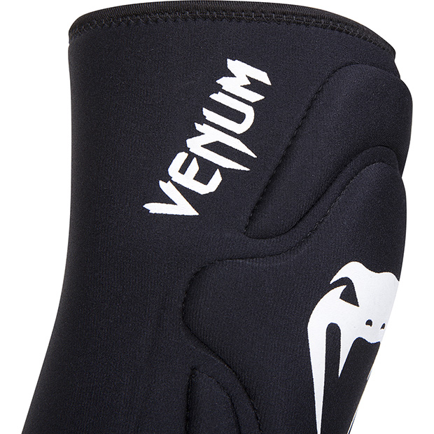 Venum Knieschutz Kontact, Schwarz-Weiß 5