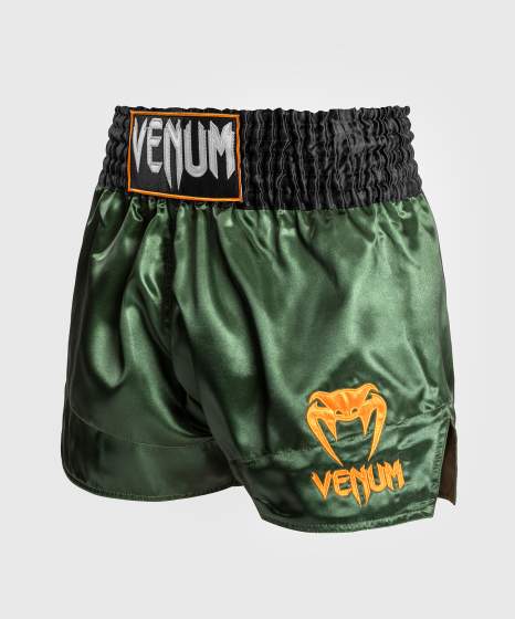Venum Muay Thai Shorts Classic, Grün-Gold