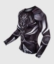 Venum Gladiator 3.0 Rash Guard, lange Ärmel Schwarz-Weiß 4