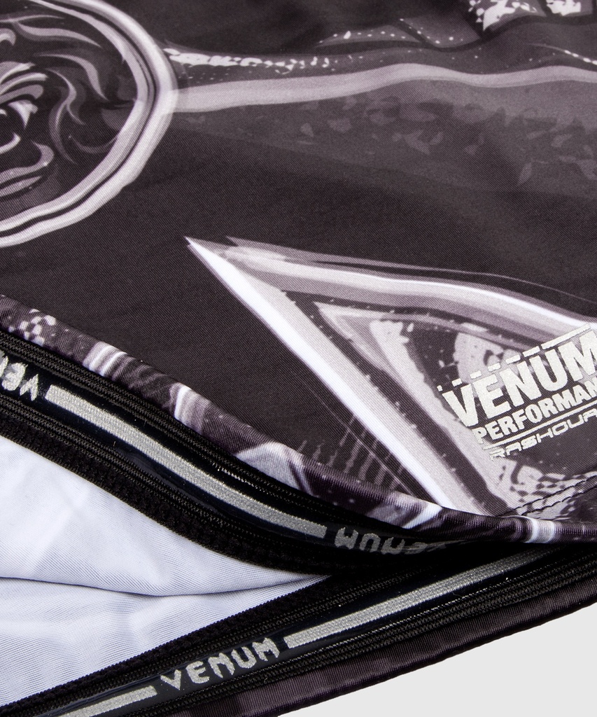 Venum Gladiator 3.0 Rash Guard, lange Ärmel Schwarz-Weiß 9