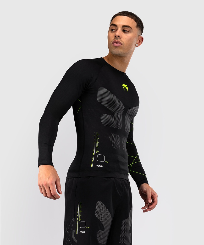 Venum Rash Guard Training Camp 4.0, Schwarz-Gün 8