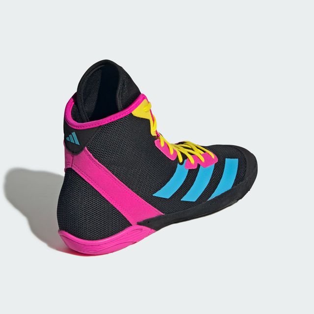 adidas Ringerschuhe Adizero, Schwarz-Pink-Gelb 5