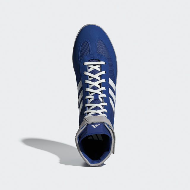 adidas Ringerschuhe Combat Speed 4, Blau-Weiß-Grau 11