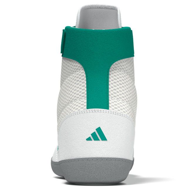 adidas Ringerschuhe Combat Speed 4, Weiß-Grün-Grau 11