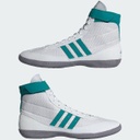 adidas Ringerschuhe Combat Speed 4, Weiß-Grün-Grau 13