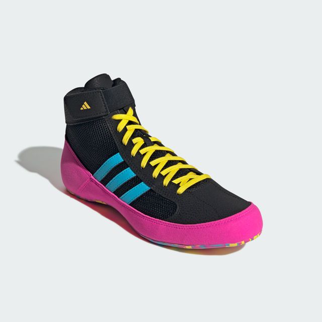 adidas Ringerschuhe Havoc, Schwarz-Pink-Blau 3