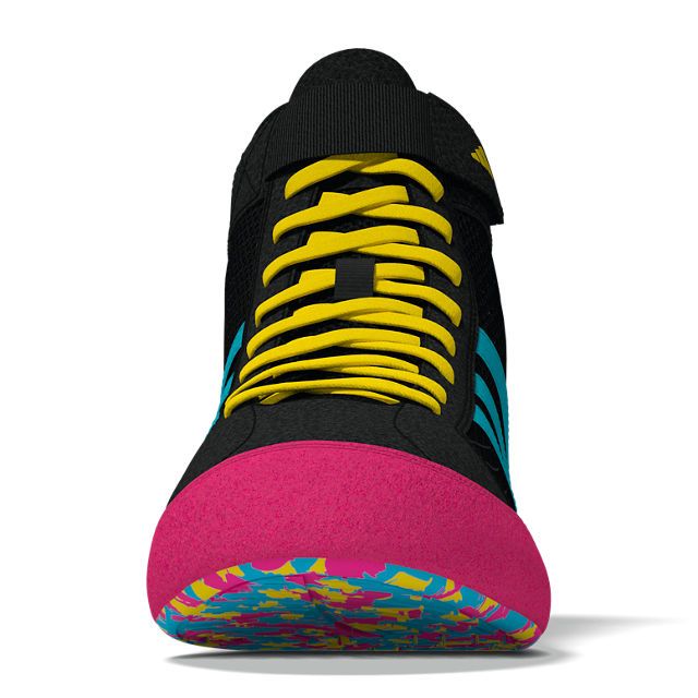 adidas Ringerschuhe Havoc, Schwarz-Pink-Blau 6
