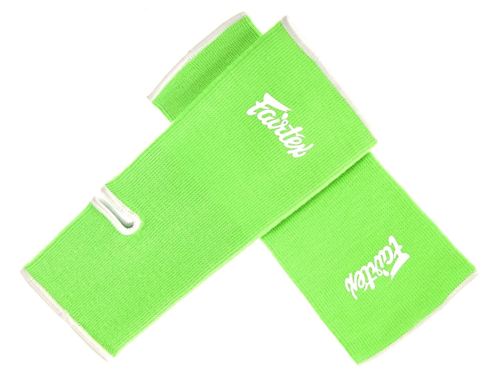 Fairtex Knöchelschoner AS1, Neon Grün 2