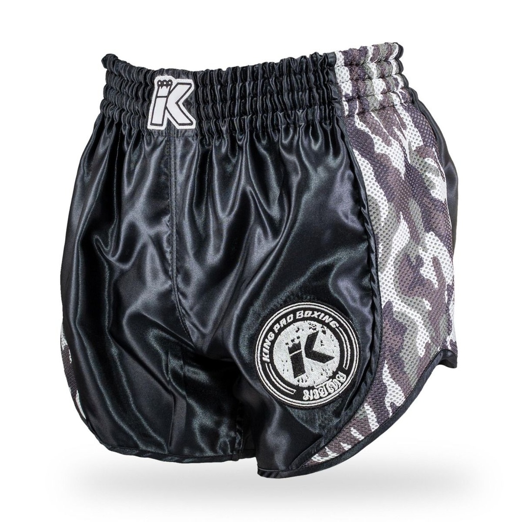 King Pro Boxing Muay Thai Shorts Retro Mesh Kids 4