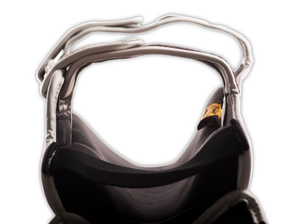 Top King Schienbeinschoner Pro Leder, Schwarz-Weiß