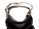 Top King Schienbeinschoner Pro Leder, Schwarz-Weiß