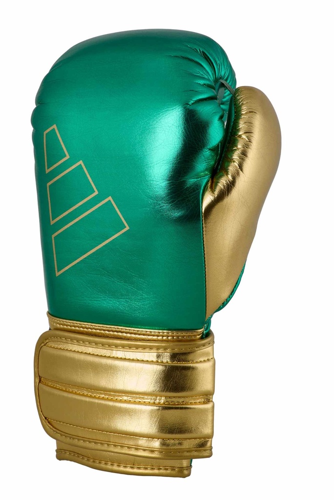 adidas Boxhandschuhe Hybrid 500, Grün-Gold 3