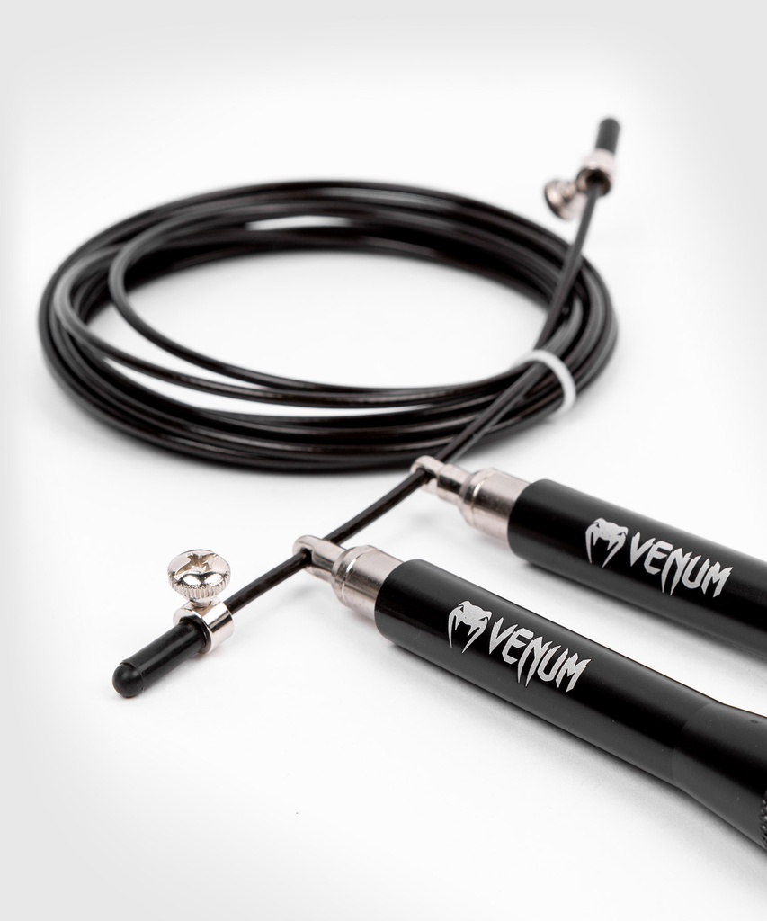 Venum Springseil Thunder Evo, Schwarz