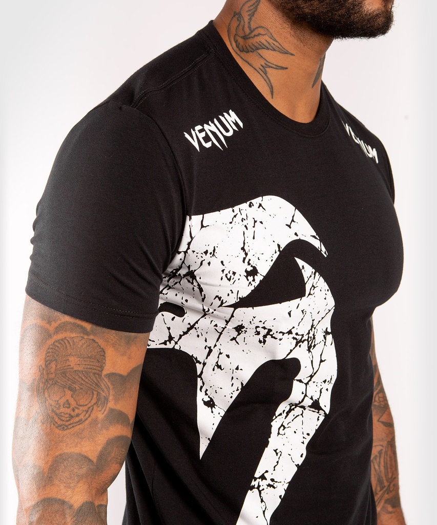 Venum T-Shirt Giant, Schwarz-Weiß 5