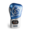 Rival Boxhandschuhe RS100 Professional Sparring mit Schnürung, Blau-Silber