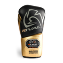 Rival Boxhandschuhe RS100 Professional Sparring mit Schnürung, Schwarz-Gold