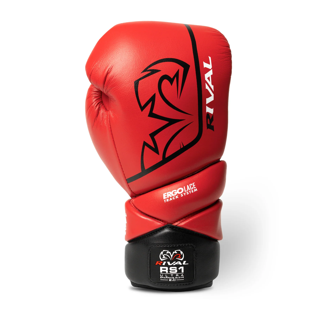 Rival Boxhandschuhe RS1 Ultra Sparring 2.0 mit Schnürung, Rot
