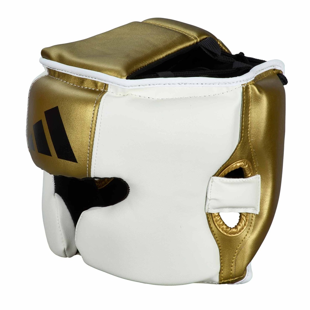 adidas Kopfschutz Cactus Speed Pro, Weiß-Gold 3