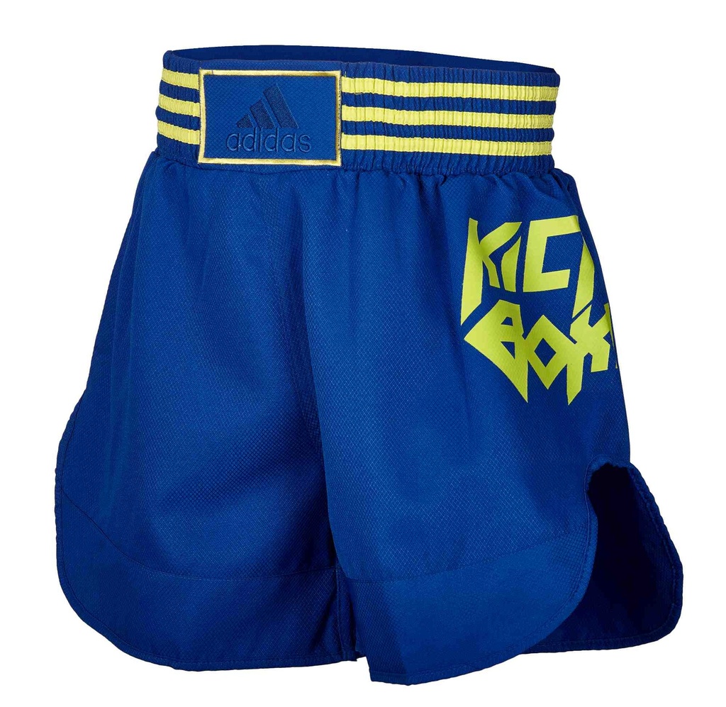 adidas Shorts Kickboxing B02, Blau-Gelb 2