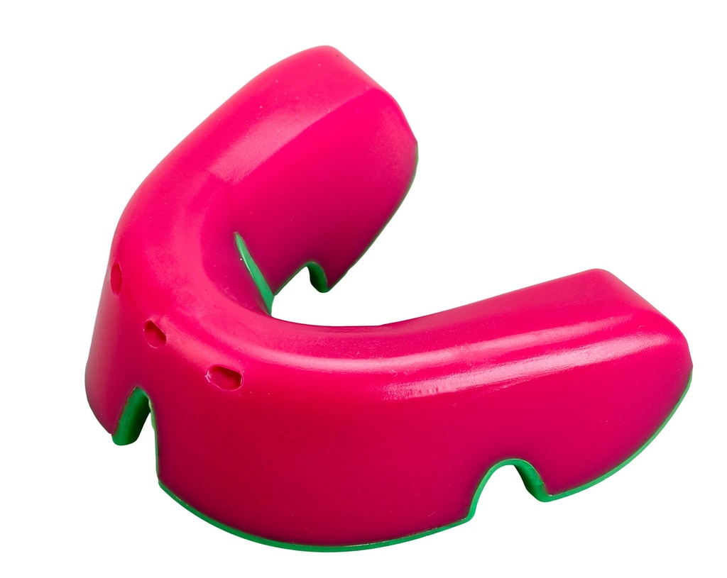 Opro Mundschutz Silver Junior, Pink-Grün 5