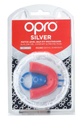 Opro Mundschutz Silver Junior, Rot-Blau 2