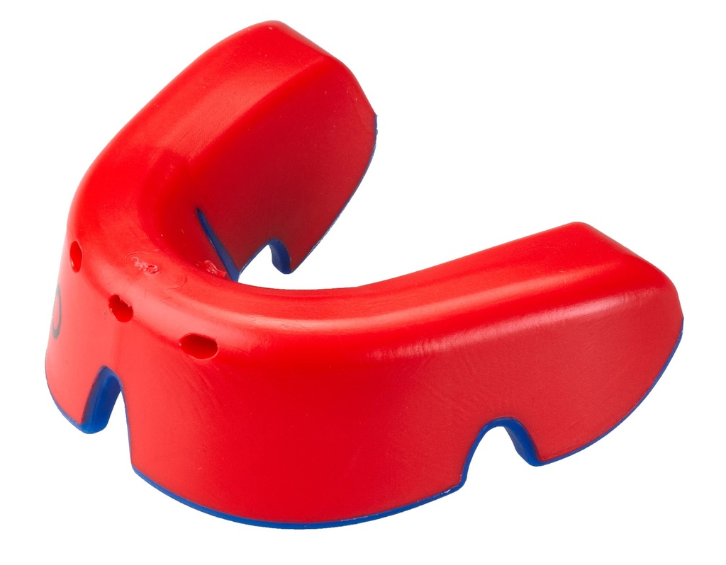 Opro Mundschutz Silver Junior, Rot-Blau 4