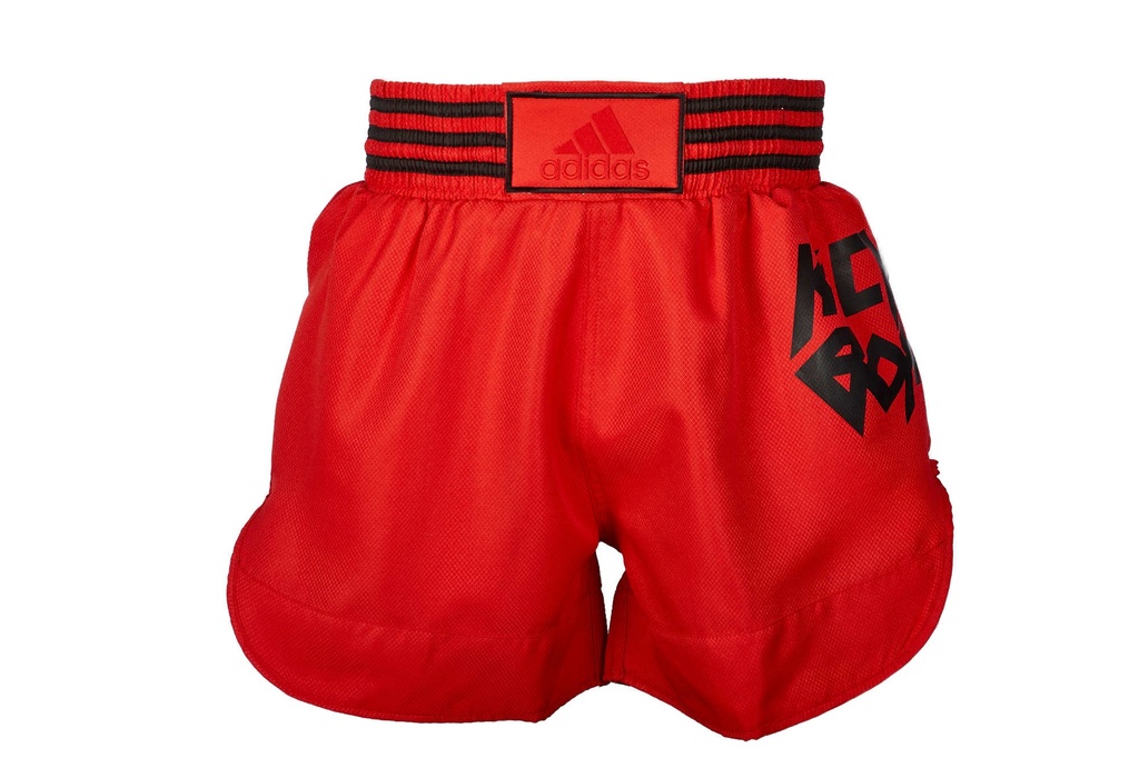 adidas Shorts Kickboxing B02, Rot-Schwarz 3