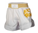 adidas Shorts Kickboxing B02, Weiß-Gold 2