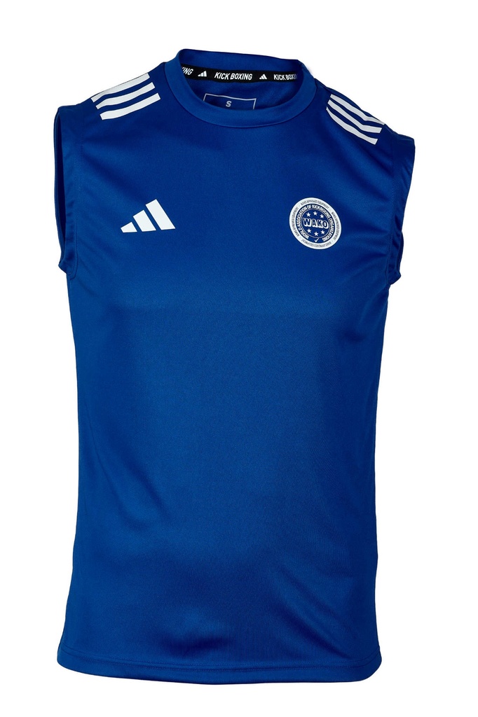 adidas Tank Top WAKO, Blau-Weiß 3