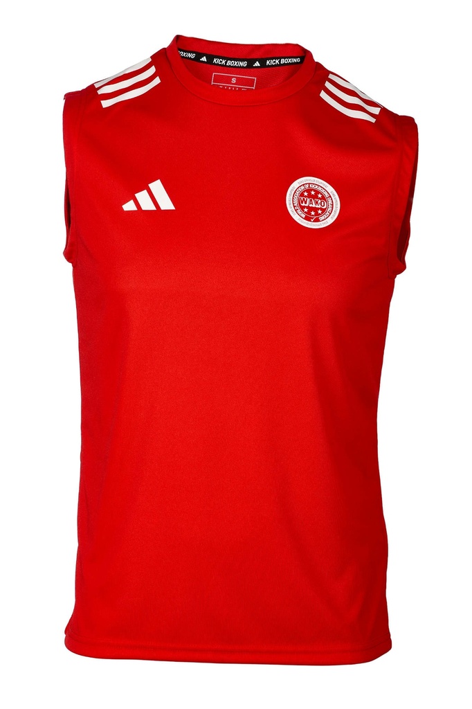 adidas Tank Top WAKO, Rot-Weiß 3
