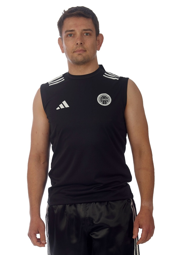 adidas Tank Top WAKO, Schwarz-Weiß 2